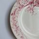 Joinville decorative plate KG Lunéville rose