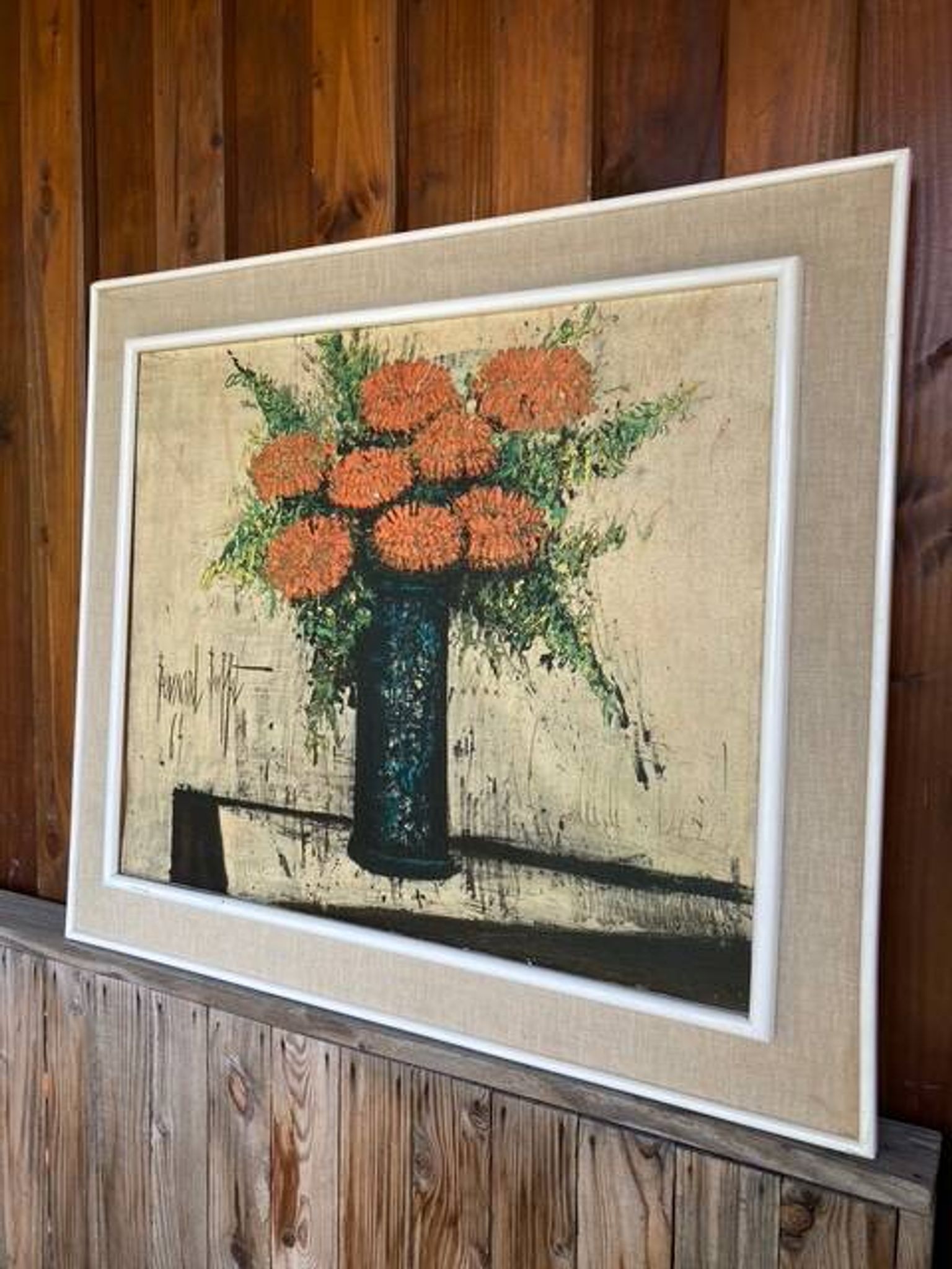 "Bernard Buffet" painting oil reproduction certified and numbered