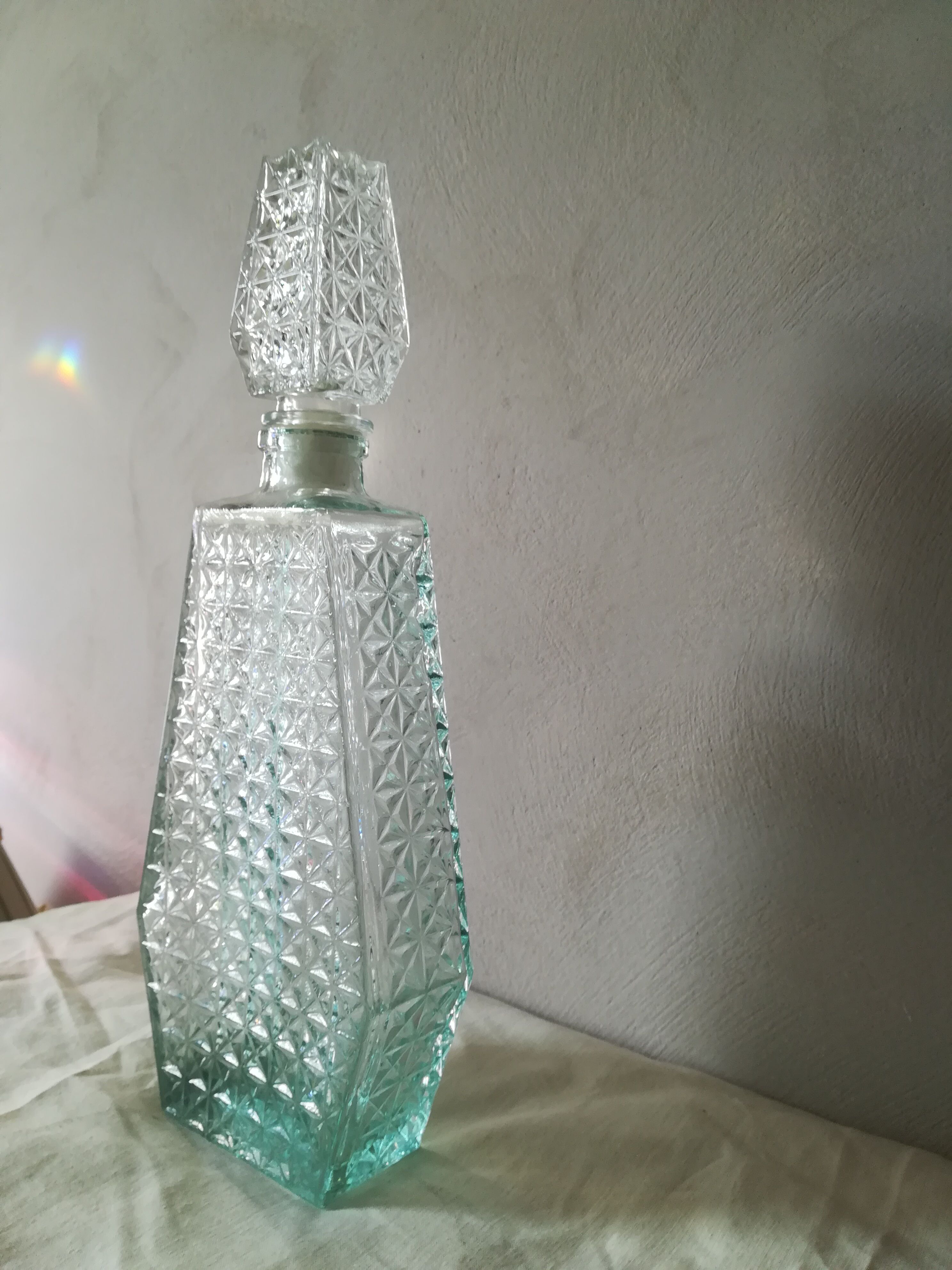 Vintage glass carafe