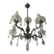 Antique chandelier with pendants