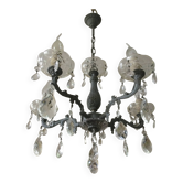 Antique chandelier with pendants