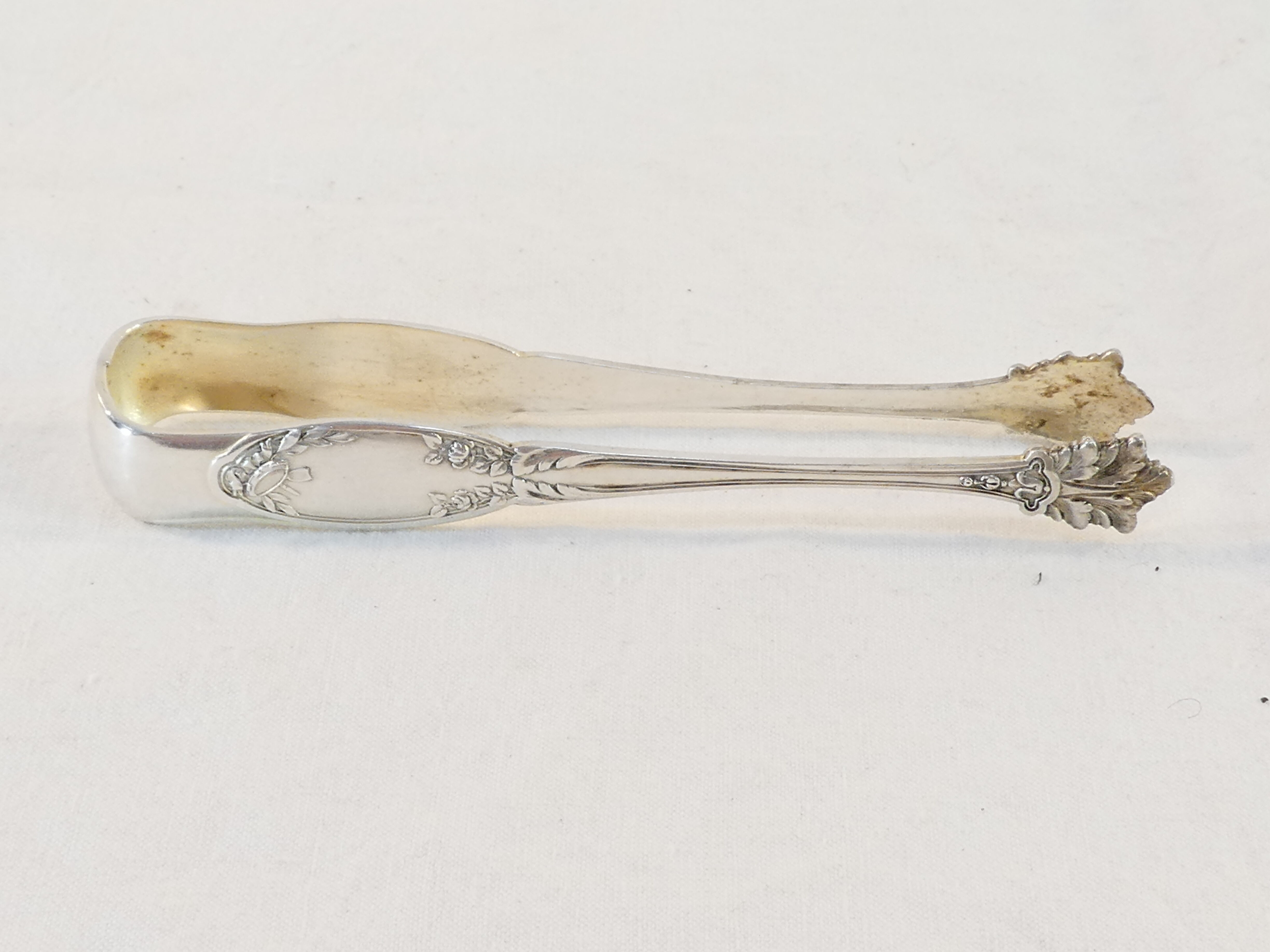 Small Silver Metal Sugar Clamp