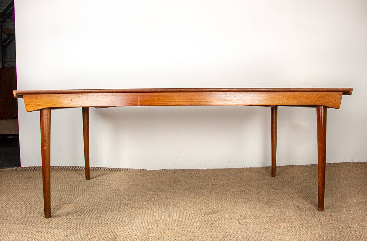 Large table, 290 cm, in teak by Peter Hvidt and Orla Molggard-Nielsen 1955