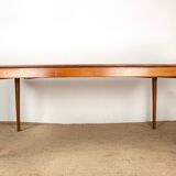 Large table, 290 cm, in teak by Peter Hvidt and Orla Molggard-Nielsen 1955