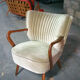 Chair vintage green 50-60 years