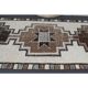 Tapis couloir en laine Oushak turc vintage des années 1970, 97x323.