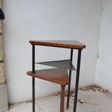 Side table with swivel seat