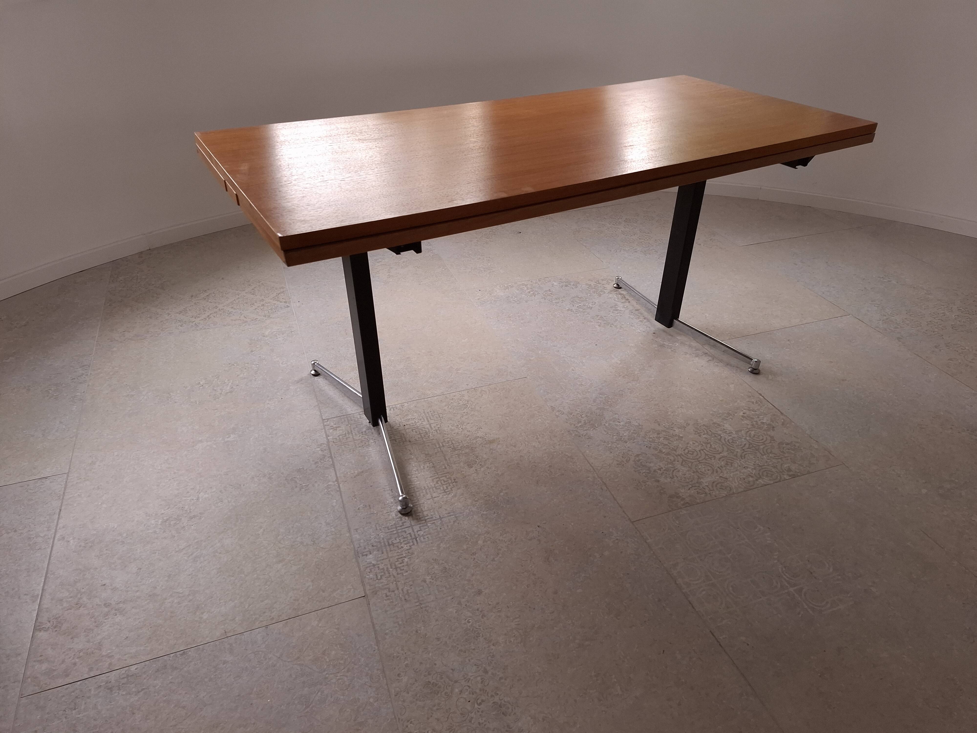 Table modulable extensible, années 50-60