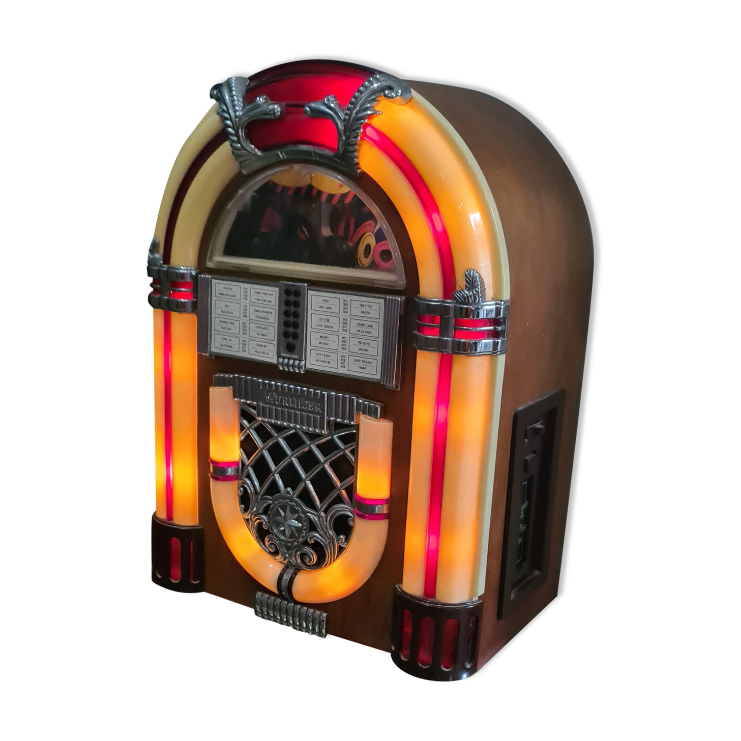Jukebox wurlitzer cassette 1975