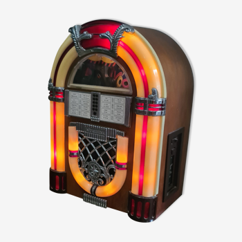 Jukebox wurlitzer cassette 1975 très deco