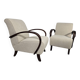 Art Deco Lounge Chairs from Jindřich Halabala, 1950s, Set of 2