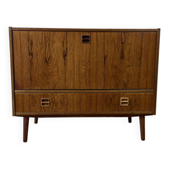 Buffet ou meuble hi-fi scandinave vintage en palissandre, années 60