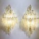Pair of Murano Glass "Poliedri" Wall Sconces by Carlo Scarpa for Venini, 19