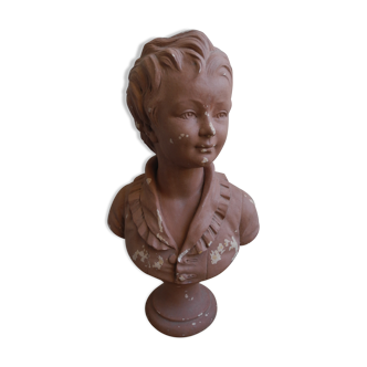 old plaster bust after Houdon old french plaster bust