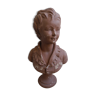 old plaster bust after Houdon old french plaster bust