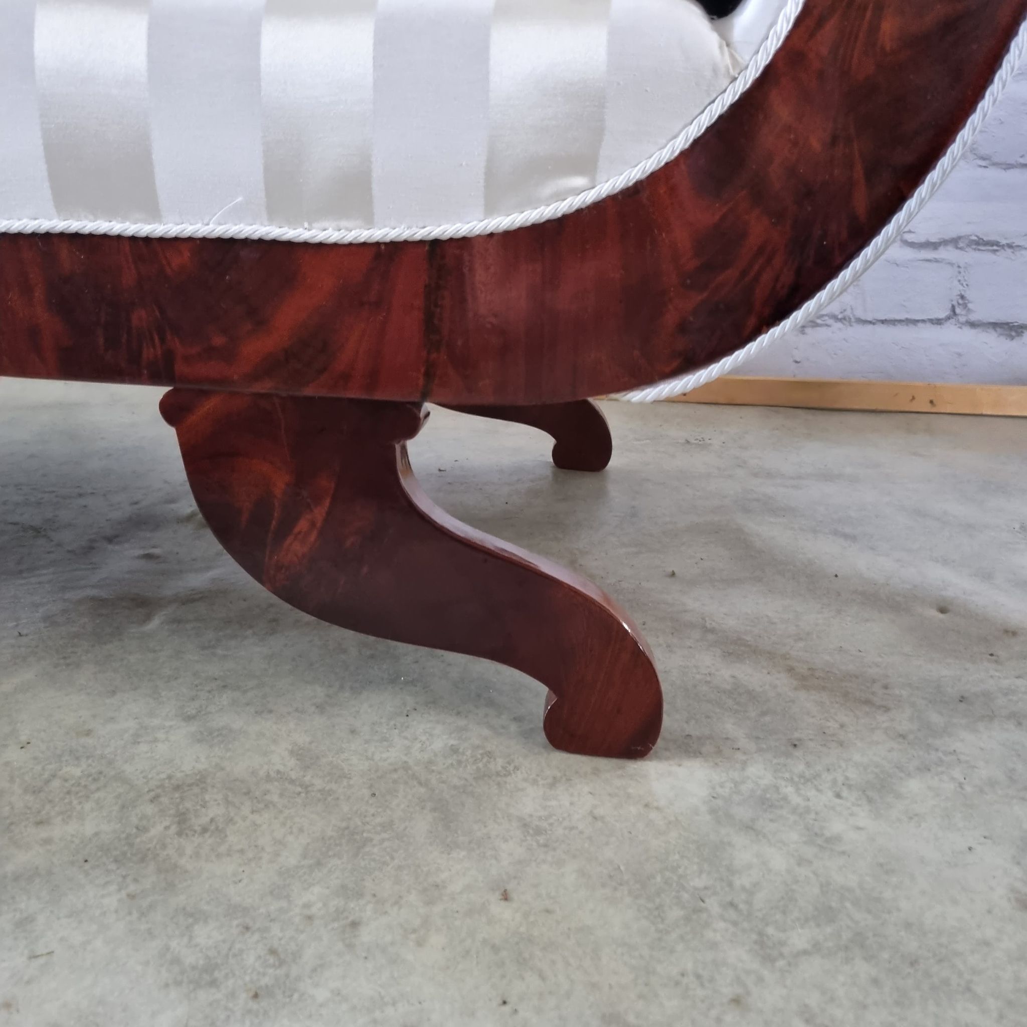 Biedermeier french sofa restored, reupholstered