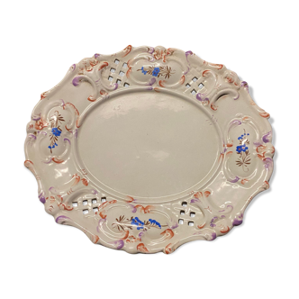 Plat décoratif porcelaine