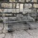 Plexiglass coffee table 1970