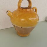 Yellow stoneware jug