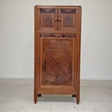 Antique wooden gramophone sideboard Art Deco France 1950