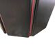 Vintage octagonal black wooden table - foldable