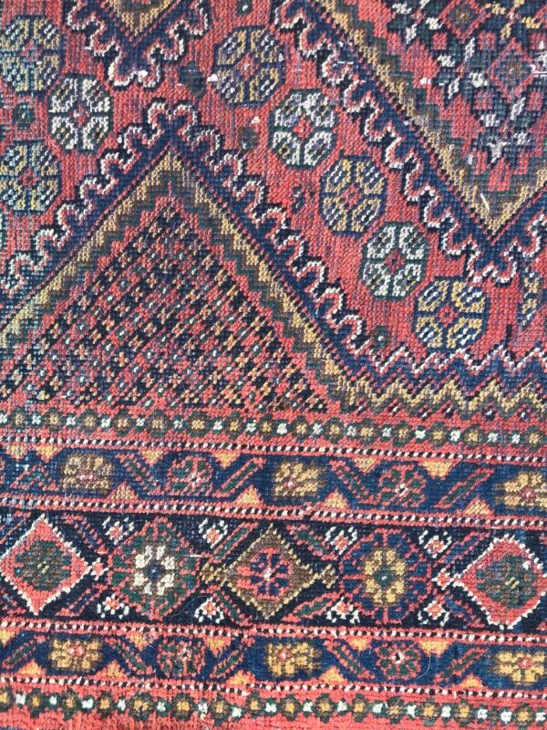 Vintage iran afshar 187 x 242 cm carpet