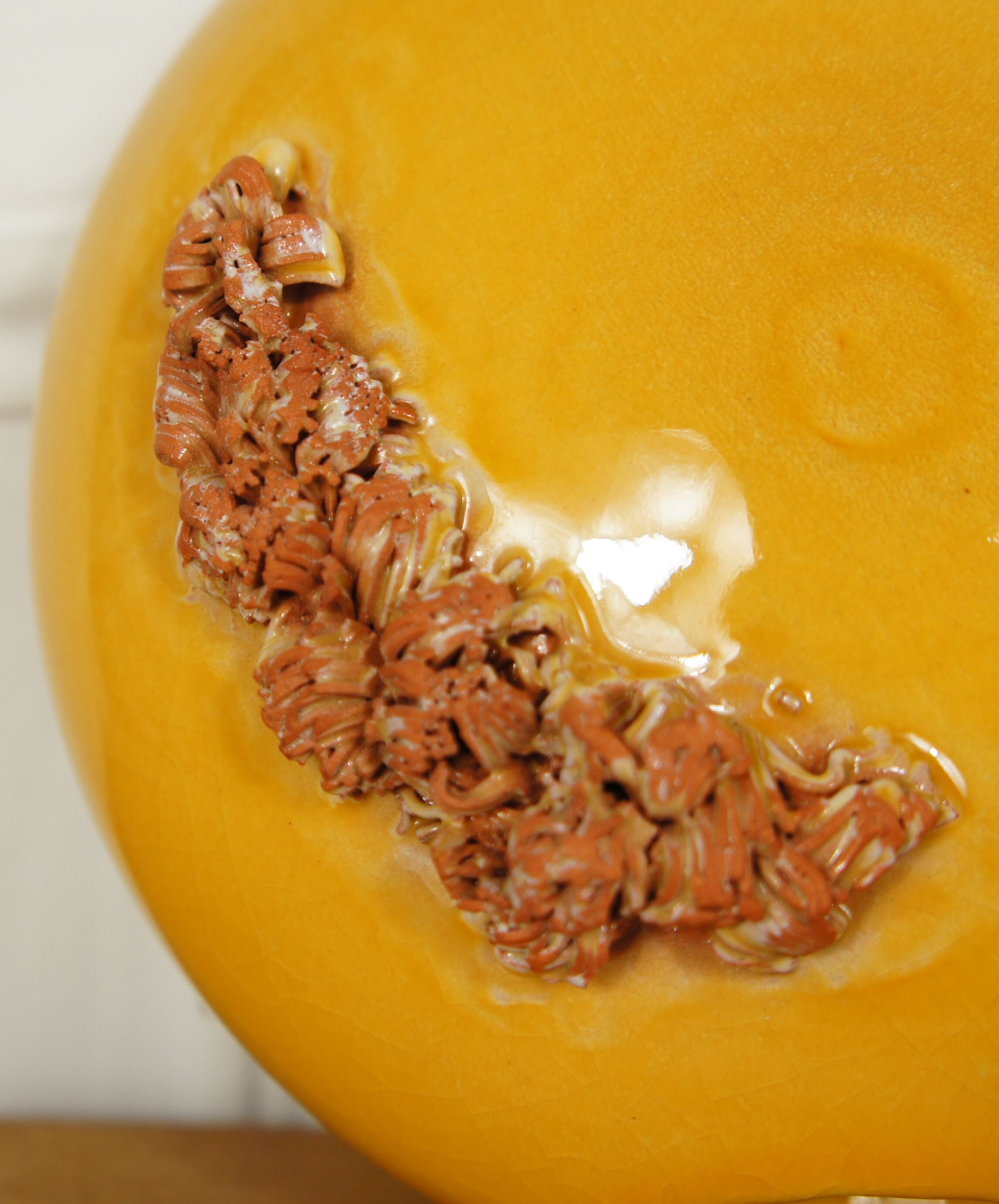 Wall vase "coral" y. Boutal, Salernes