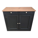 Midnight gray Parisian sideboard