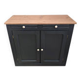 Midnight gray Parisian sideboard