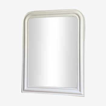 Miroir Louis Philippe fin 19ème 90x68 blanc