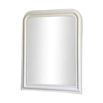 Miroir Louis Philippe fin 19ème 90x68 blanc