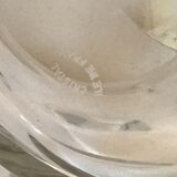 Crystal champagne bucket. Crystal of French Island.  Design and modern.  1960s