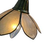 Vintage gold lotus floor lamp/floor lamp