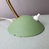 Pastel and gold green table lamp, France