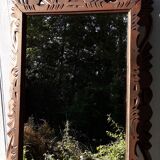 Miroir en bois 96 x59 cm