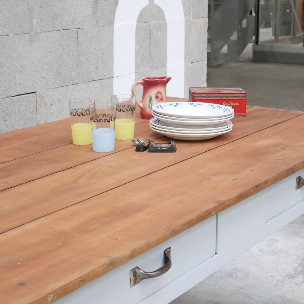 Restored farmhouse table
