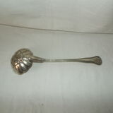Powdered sugar spoon in silver metal