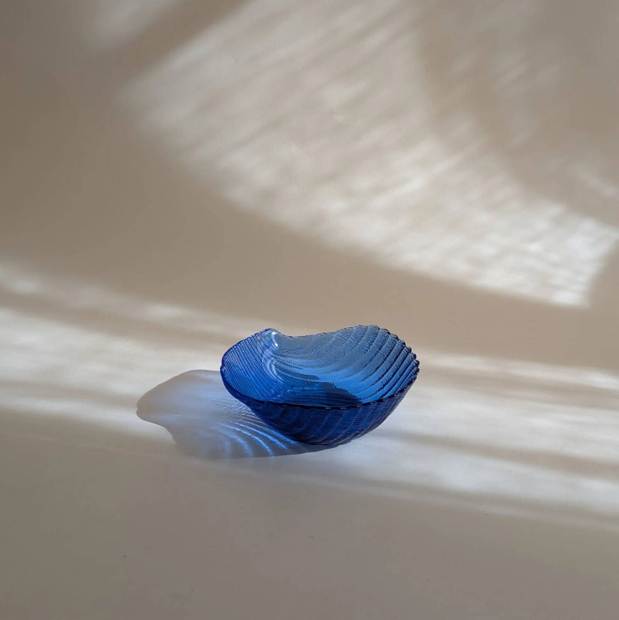 Coupelle coquillage bleue