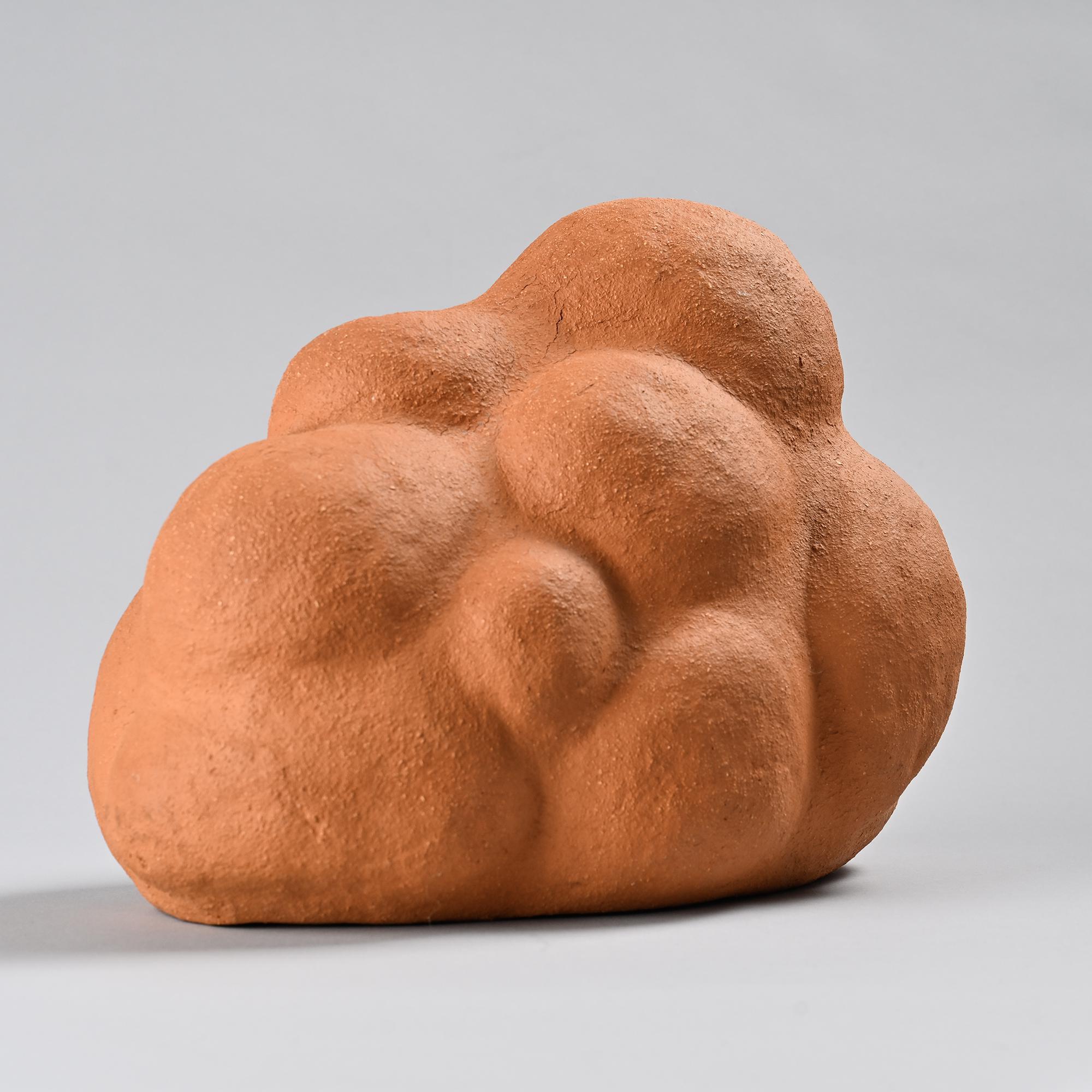 Organic ceramic sculpture, circa 1970.