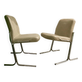 Pair of Ronéo Vikers Space Age armchairs from the 1970s.
