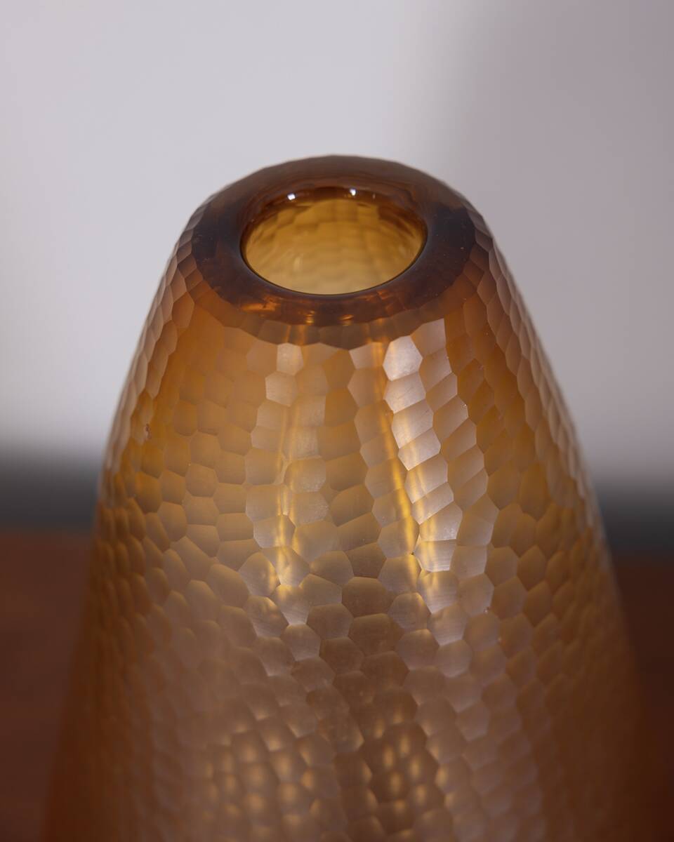 LARGE VINTAGE MURANO GLASS VASE FROM THE 1950S DESIGNED SCARPA FOR VENINI