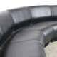 Black snakeskin modular sofa by Don Chadwick for Herman Miller 1970s