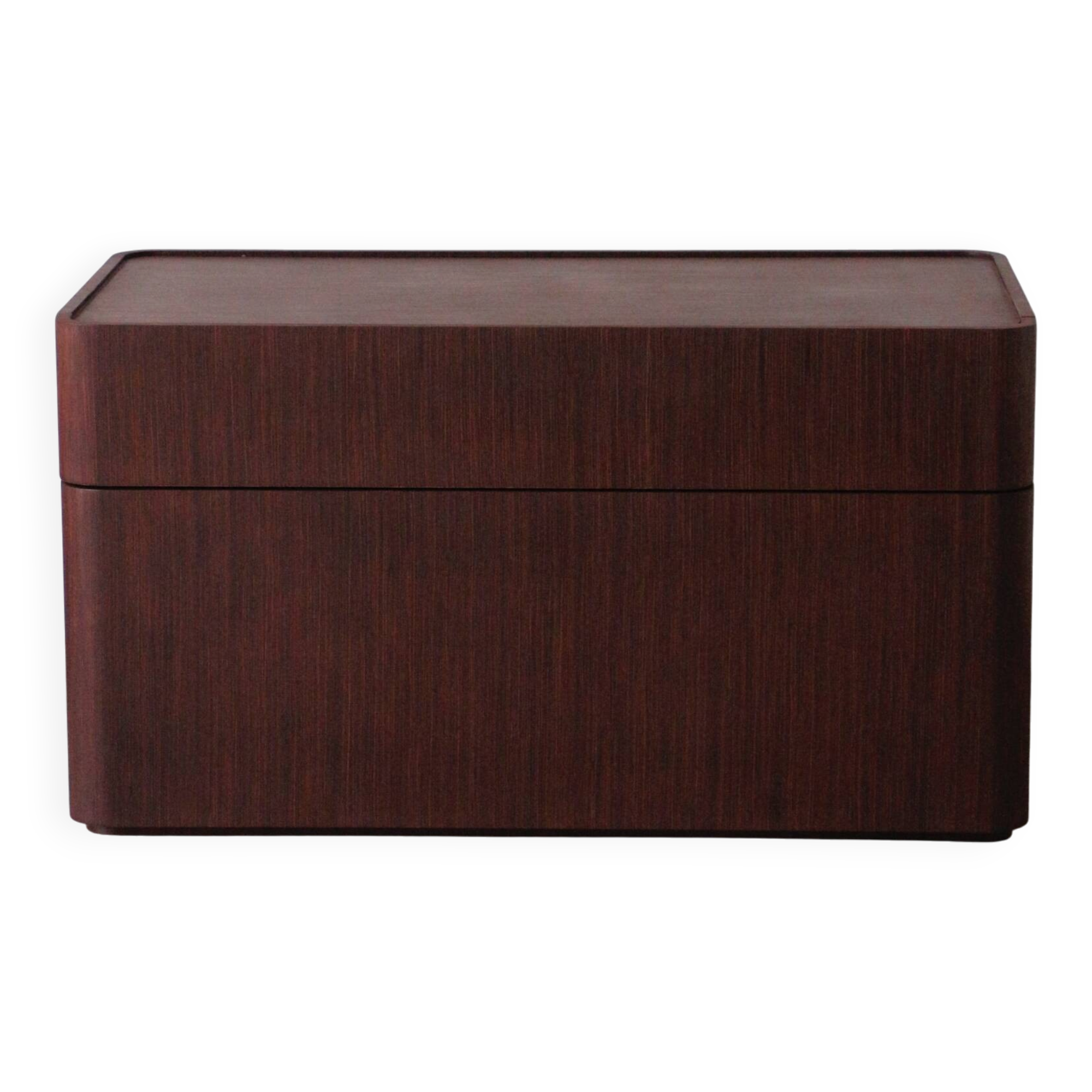 Commode italienne vintage en wengé – design 1970/80