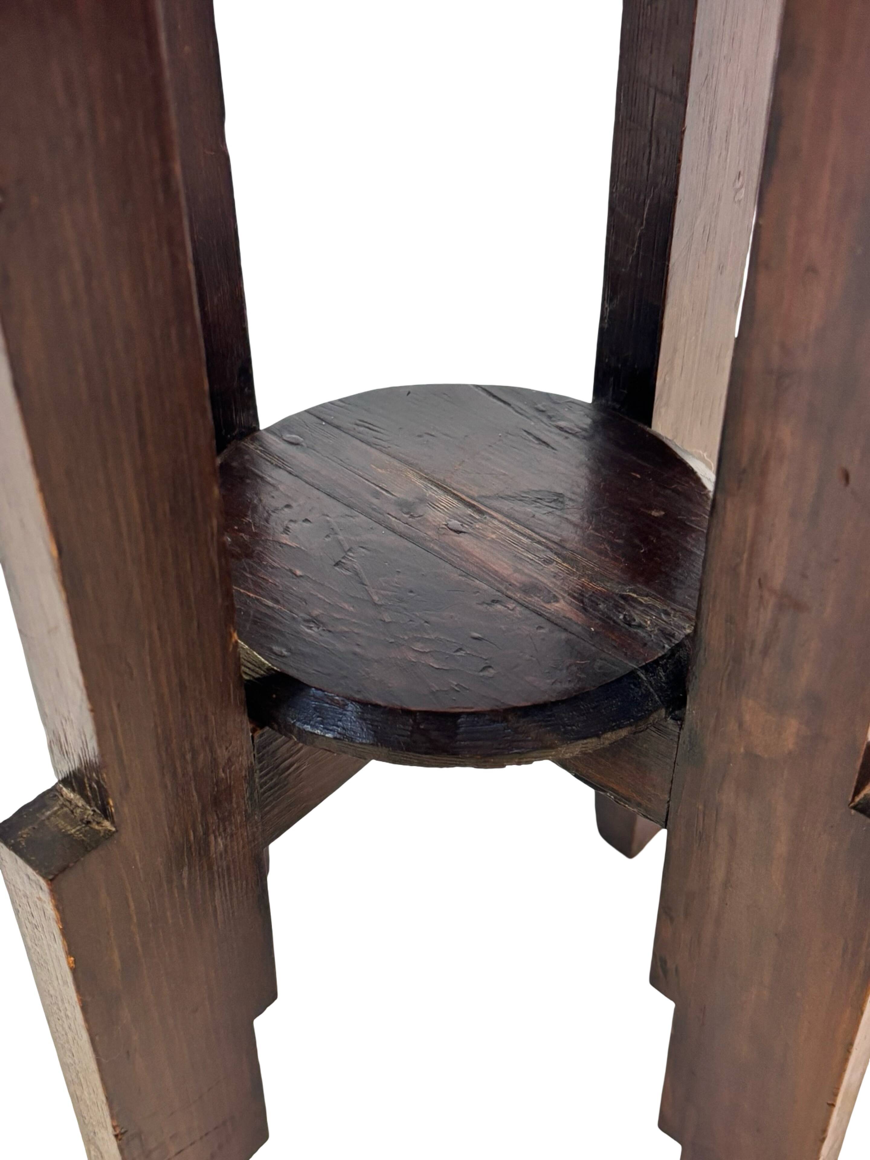 Support de plante Art Déco table d'appoint design École d'Amsterdam minimaliste