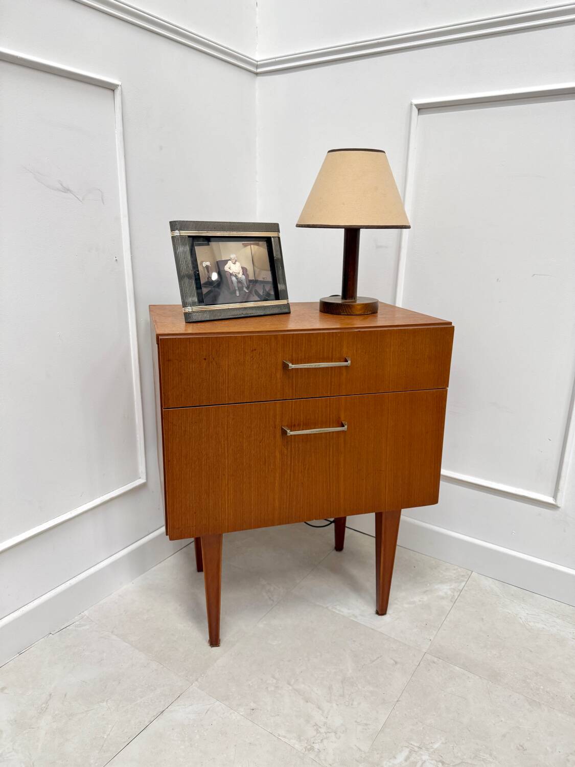 Vintage bedside table