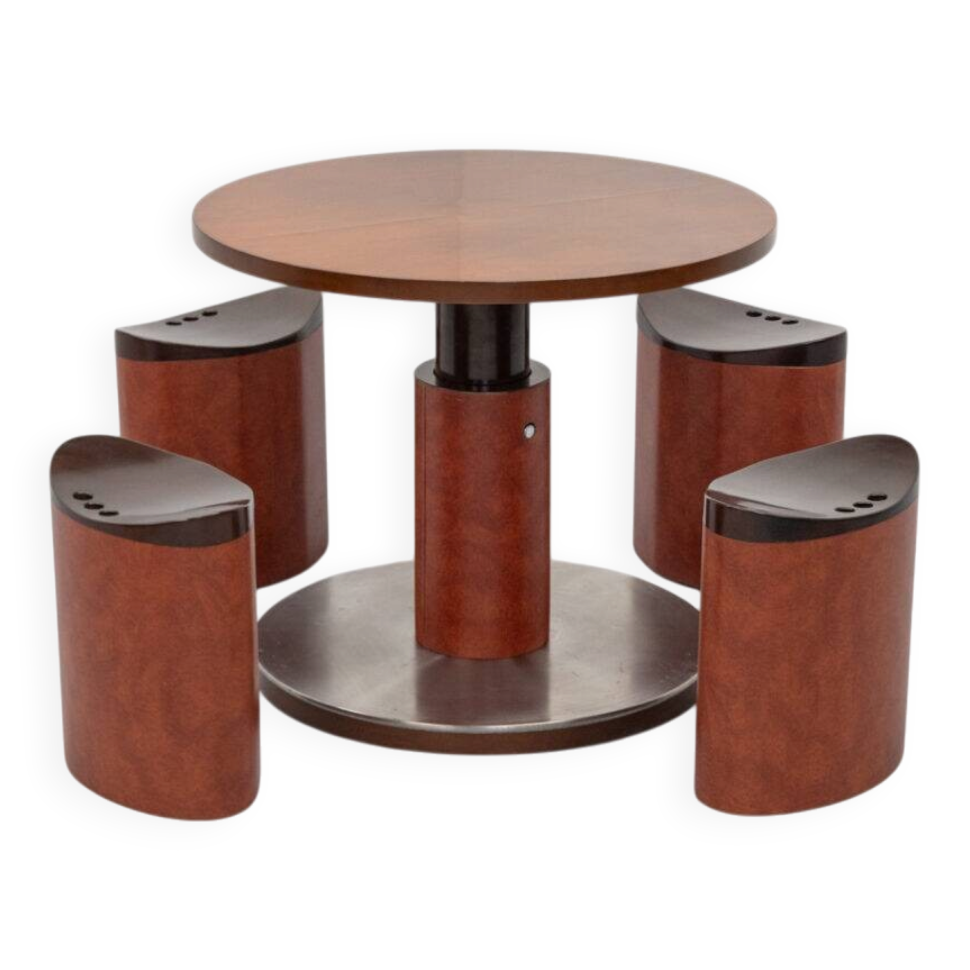 Italian adjustable dining set 1970s
