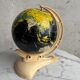 Vintage French school globe – model with black oceans