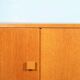 Vintage Scandinavian wall unit in oak veneer – 1960s
