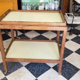 Service table wood & formica 50s