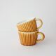 Set of Ceramic Tea Cups and Milk Jug by Secla, 1970's